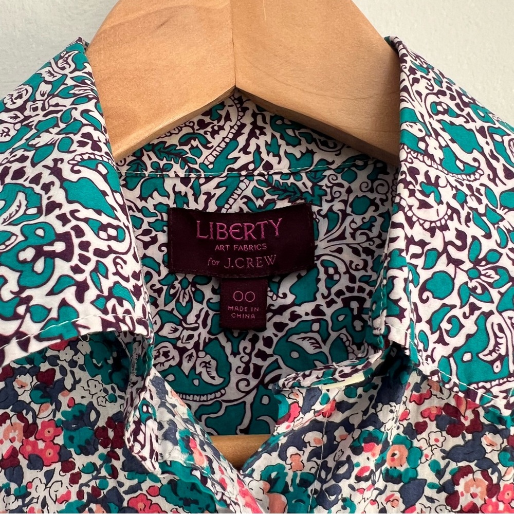 J.Crew Women’s Liberty Floral Button-Down Shirt 00
